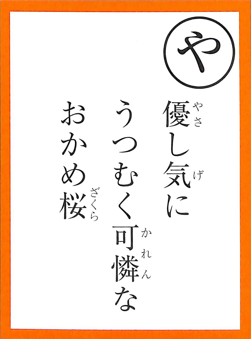 優し気に　うつむく可憐な　おかめ桜