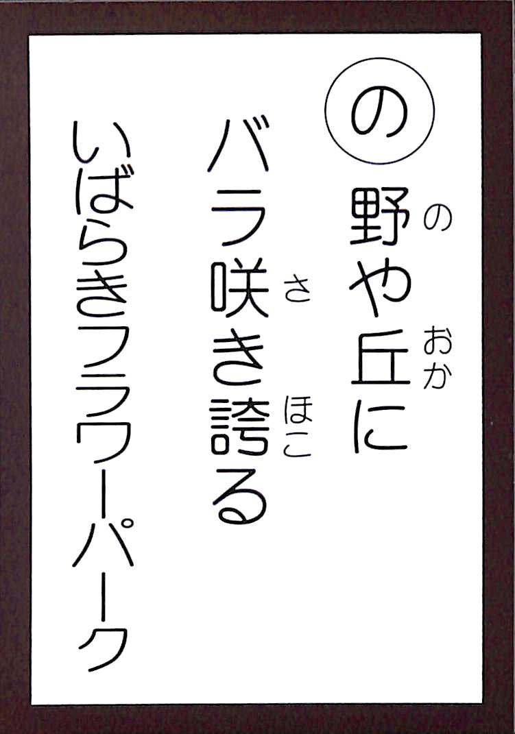 野や丘に　バラ咲き誇る　いばらきフラワーパーク